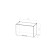 Cabinet hinged Kira 600x300x360 with lifting door wenge/quado shimo dark