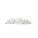 Pillow orthopedic roller with buckwheat luster, size 20x50 cm, stars, white color