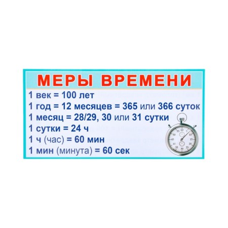 A set of cards-fluids "for primary school" 3-4 class, 10 cards, 20x10 cm-14