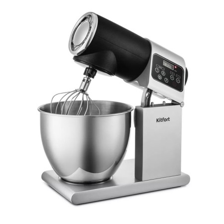 Mixer KT-3038-1, planetary, 1500 W, 5 l, 3 nozzles, 4 speeds, black