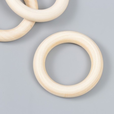 Wooden rings d = 55 mm (set 3 pcs) without coating