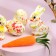Set for decor Easter "Easter hares" 3 × 12 × 13.5 cm