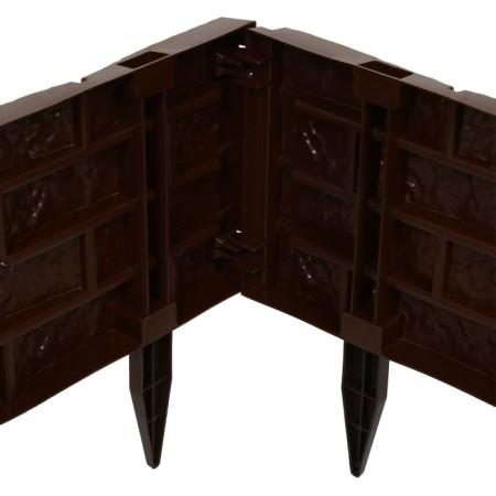 Plastic bed, 4 sections, 45 × 45 × 20 cm, chocolate-2