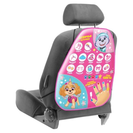 An indestructive for a car chair, "girlish things", a puppy patrol,