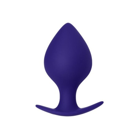 Anal plug Glob, silicone, purple color, 10 cm, d = 4.5 cm-2