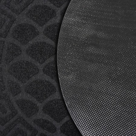 The rug is a groomed moisture -drinking “scales”, 40 × 60 cm, black color-3