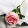 Artificial flowers "Vivaldi rose" d-7 50 cm, pink