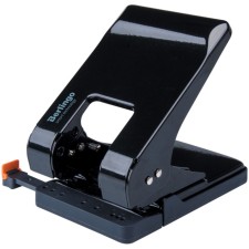 The hole punch of up to 45 sheets of Berlingo Smart Technology, energy -saving, with a fixer, black