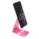 Luazon phone stand, adjustable height, silicone inserts, pink