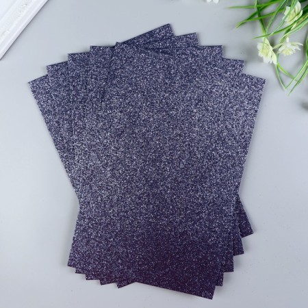Foamiran glitter Magic 4 Hobby 2 mm cent. dark blue, 20x30 cm-1