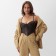 Women's leather corset, mist, p. S, brown