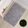 Bath and toilet mat “Luminous stars”, 50 × 80 cm, gray color, Mix drawing