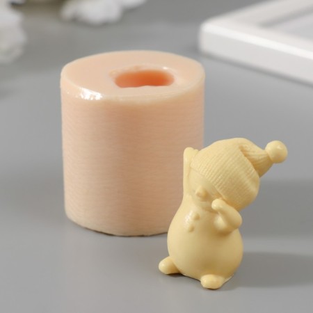 Молд силикон "Снеговик" 4х2,5 х2,5 см-3