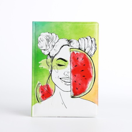 Cover for passport, green color-1