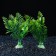 Set of artificial plants for aquarium (2 pcs), 15.5 cm