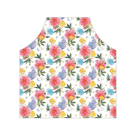 Apron kitchen with a photo print "Flower panel", adjustable, size OS-2