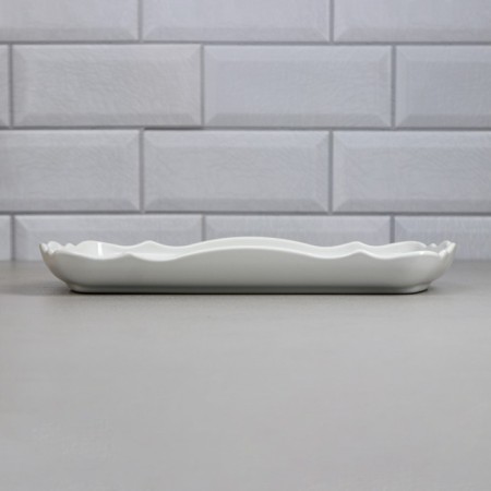 Wave plate, rectangular, 800 ml, porcelain, Iran-1
