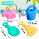 Set for playing in the sand "Jurassic period", 7 items