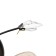 Artemis chandelier 3he27 40W black and gold 52x20x27 cm