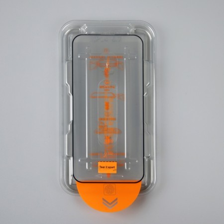 Protective glass for the iPhone 14 Pro Max, with a frame for installation, full glue, 9h, 0.33 mm-1