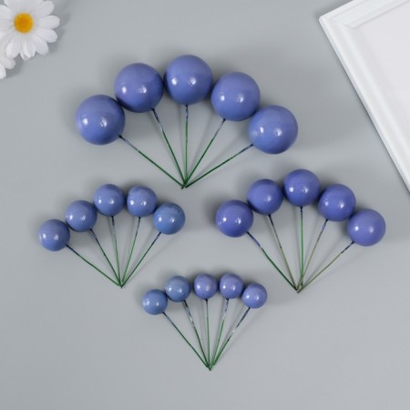 Decor for creativity "Balls" d = 2; 3; 3.5 and 4 cm set 20 pcs