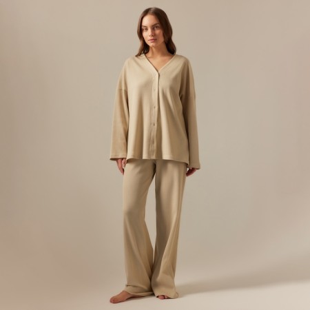 Home suit (shirt and trousers) SL Home p. M, beige-3