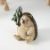 Souvenir Polystone "Cute Hedgehog with Christmas tree" 10x9.5x12.5 cm