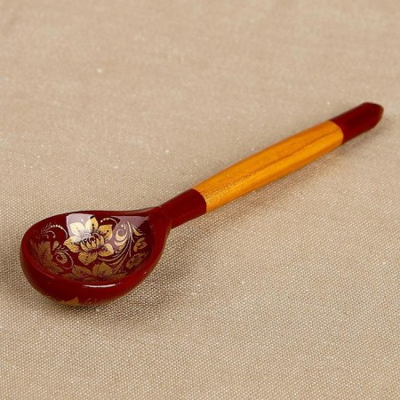 Spoon "Golden Kudrina", 14.7 × 3.5 cm, mix-1