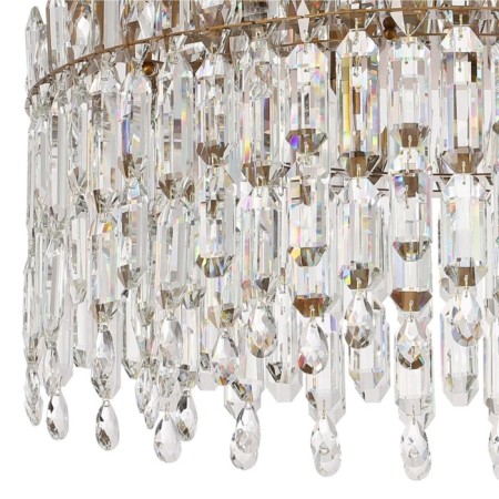 Ceiling chandelier Legacy 8xe14 40W, size 60x60x34 cm, bronze color-1