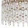 Ceiling chandelier Legacy 8xe14 40W, size 60x60x34 cm, bronze color