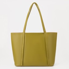 Zipper bag with lightning, olive color