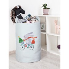 Корзина для игрушек «Зайка с подарками, размер 40х60 см