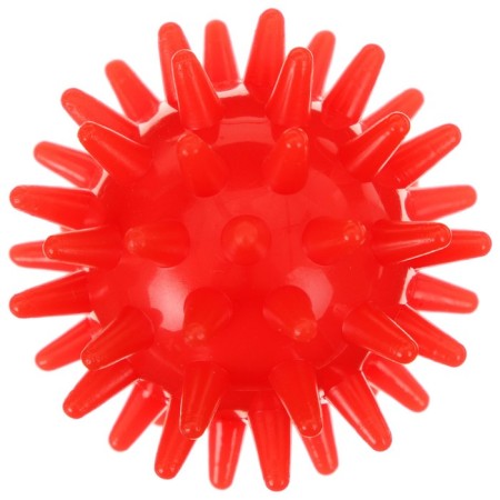 Massage ALYTOP "Hedgehog", D = 5 cm, 17 g, red color-2