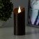 Nightmare "Black candle" LED 1W from batteries 2haa wenge 5x5x12cm Risalux