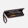 Women's wallet with lightning, brown color