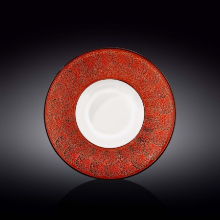 Deep plate Wilmax England Splach, d = 25.5 cm, 1.5 l, color red color