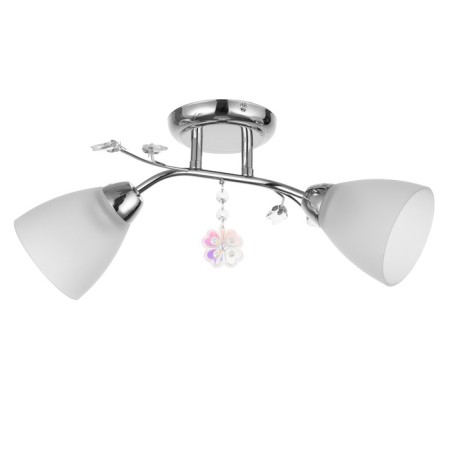 Chase "Flavia" 2x40W E27 Chrome 43x15x17 cm-2