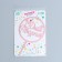 Topper "Happy Birthday", Circle, Color Pink Gold