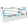 Keyboard A4Tech Bloody S515R Mechanical White USB for Gamer LED (Carfy Steaches 106689