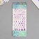 Stick plastic rhinestones "droplets of different sizes" mix 9x16.5 cm