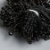 Stamens for flowers "droplets Gloss Black" set 300 pcs length 6 cm