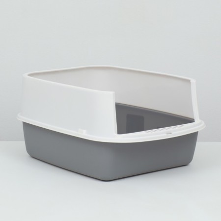 Closed toilet 51 x 34 x 37 cm, gray+scoop (with UV lamp)-2