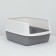 Closed toilet 51 x 34 x 37 cm, gray+scoop (with UV lamp)