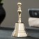 Valdai bell No. 4, polished, with a metal pen, D - 5 cm
