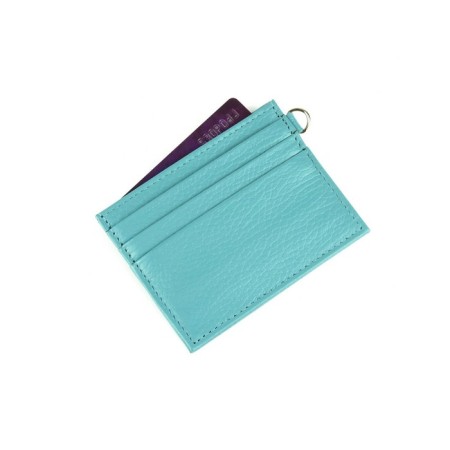 Cardholder, turquoise color