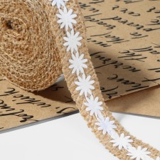 Ribbon from jute 