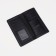 Male purse without fastener, department for bills, for maps, black color