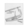 Separate handle Lockland 001, color Satin nickel