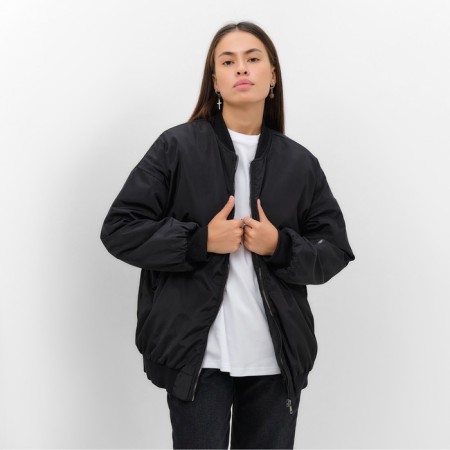 Jacket (bomber) female, black, p. M (44-46)
