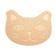 2-in-1 rug for a bowl/toilet for animals "Kisa", 40 x 30 cm, beige